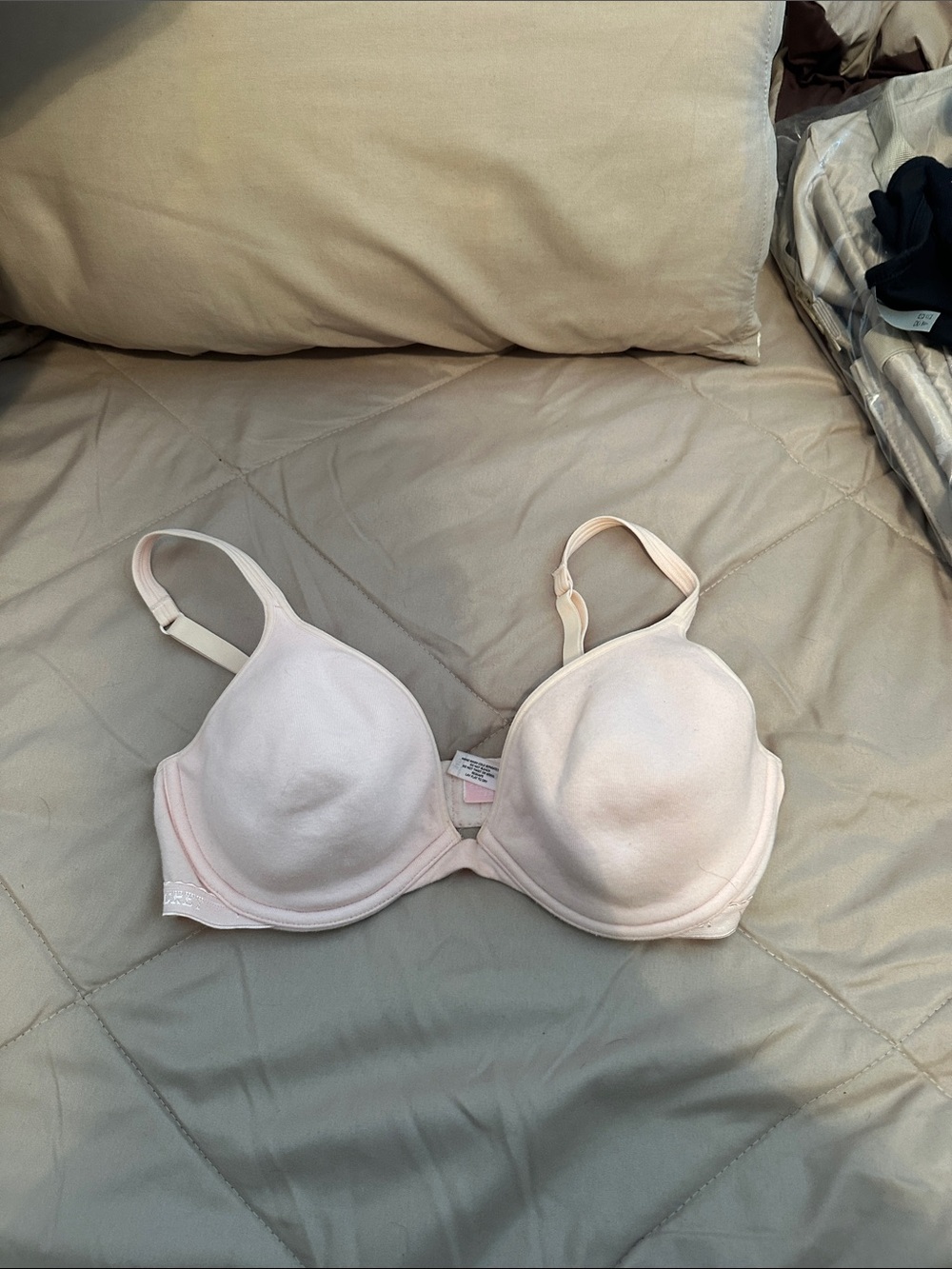 Victoria's Secret Light Pink T-Shirt Bra - Padded Underwire